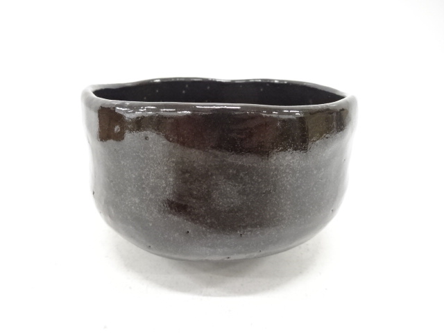 大樋焼　黒茶碗（保護箱付）